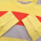 1960's DEADSTOCK ALLENDALE WIDE BORDER STRIPED L/S TEE ... L