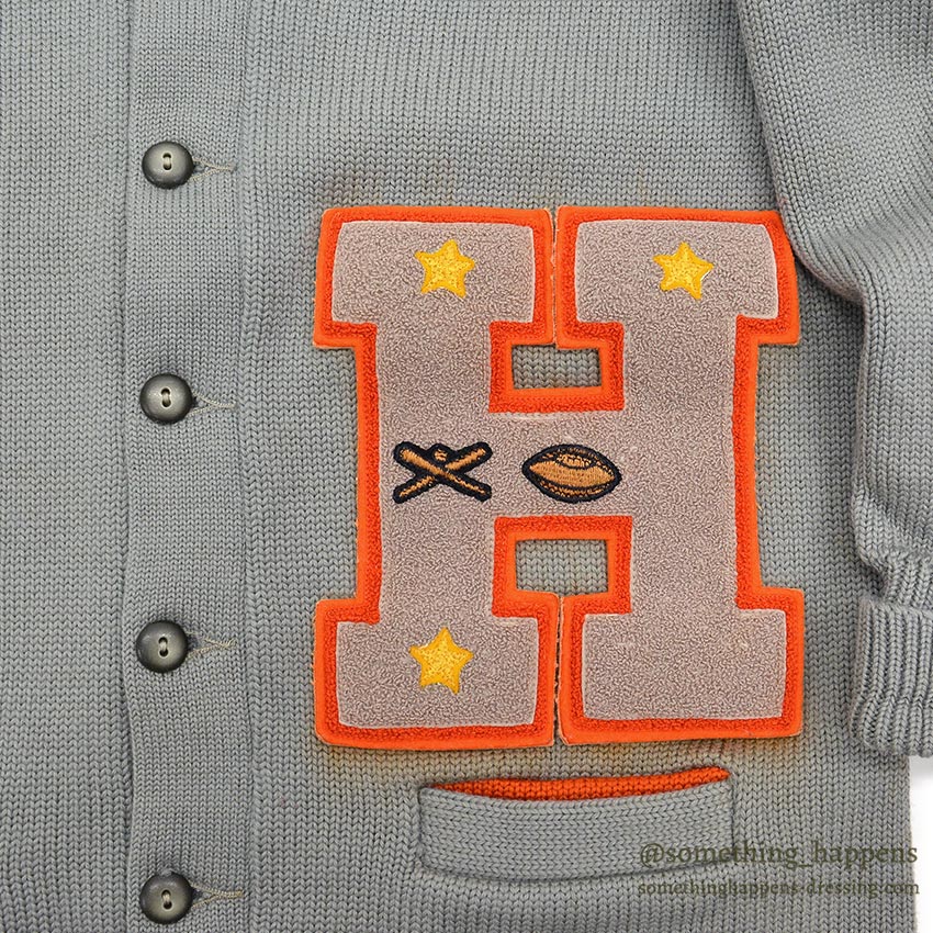 1950's ALBION AWARD SWEATER CARDIGAN / LONG...