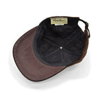1990's EDDIE BAUER QUILTED CORDUROY CAP / BROWN...