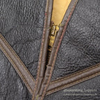1960's POWR HOUSE SHEARLING WORK VEST...M