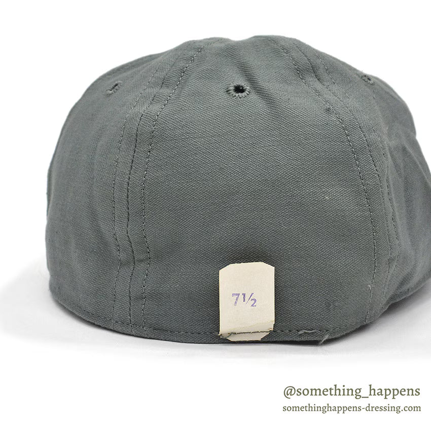 1960's DEADSTOCK USAF CAP, UTILITY, MAN'S COTTON SATEEN SAGE GREEN 1 ... 71/2