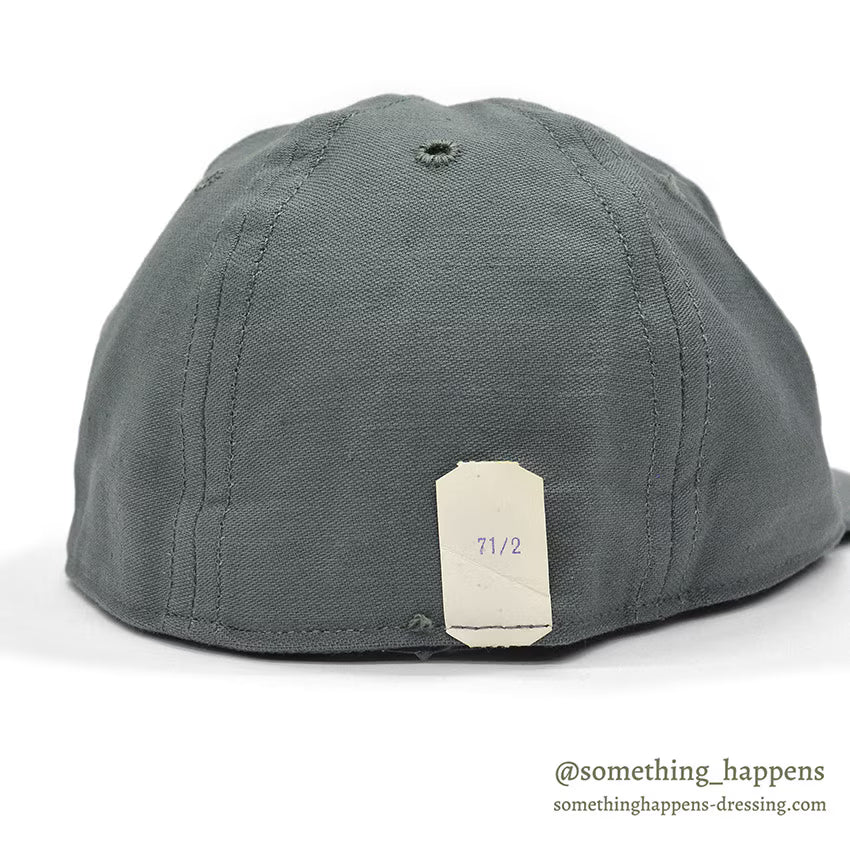 1960's DEADSTOCK USAF CAP, UTILITY, MAN'S COTTON SATEEN SAGE GREEN 2 ... 71/2