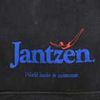 1980's~ JANTZEN BLACK COTTON TOTE BAG ...