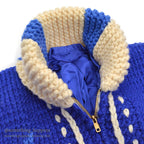 1960's FISH PATTERN COWICHAN SWEATER...
