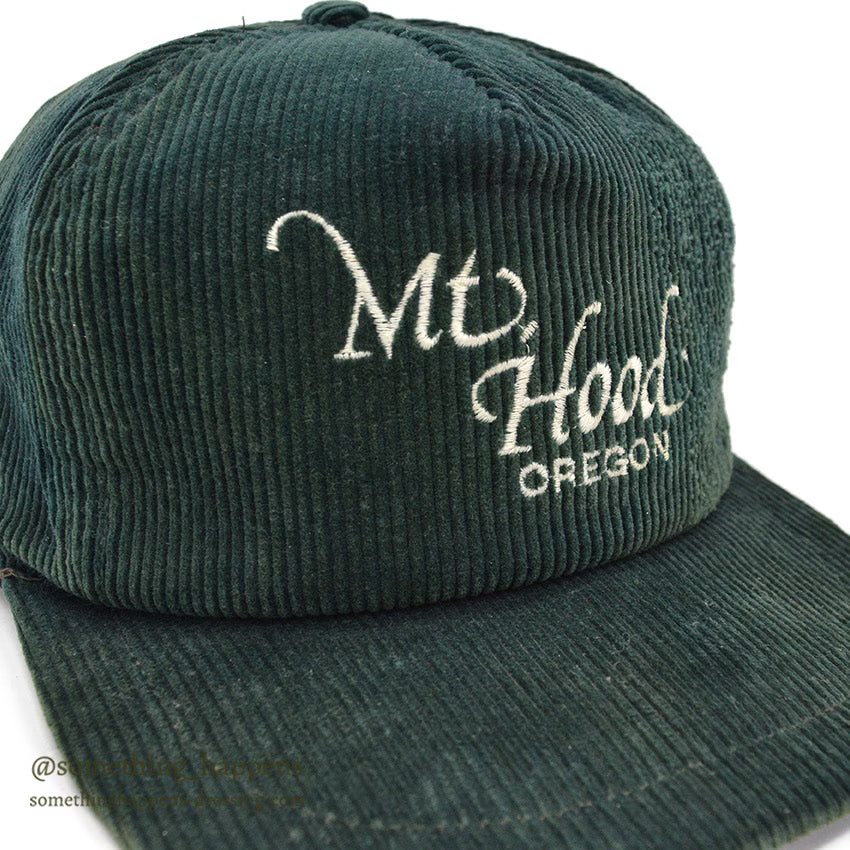 1980's MT. HOOD OREGON CORDUROY CAP ...