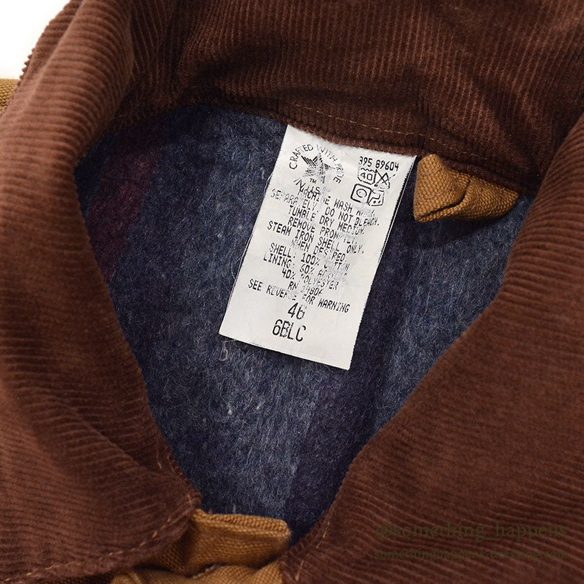 1990's DEADSTOCK CARHARTT DUCK COVERALL BLANKET LINED / WITH HOOD ... 46