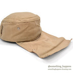 1980's EDDIE BAUER SAFARI CAP / NECK GUARD...L