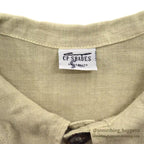 1990's CP SHADES LINEN WORK JACKET / TAN... M