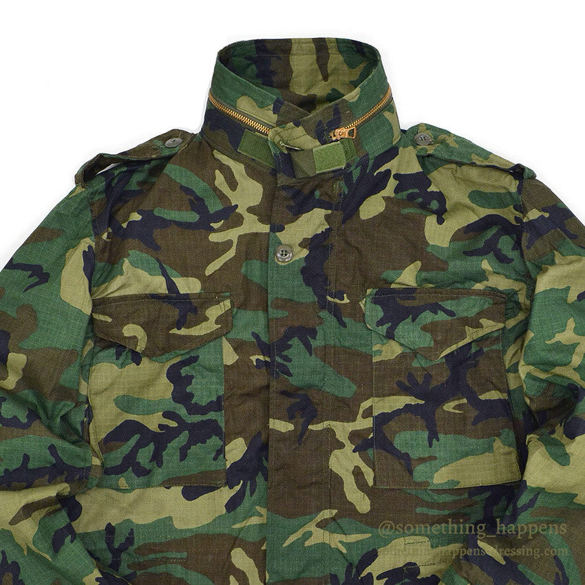 1980's DEDSTOCK CIVILIAN M-65 LC-1 LEAF CAMO JACKET / RDF... MR