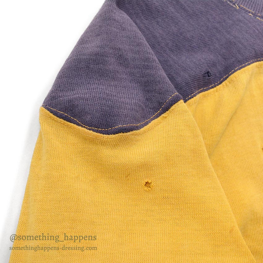 1960's CHAMPION TWO-TONE FOOTBALL TEE... 42