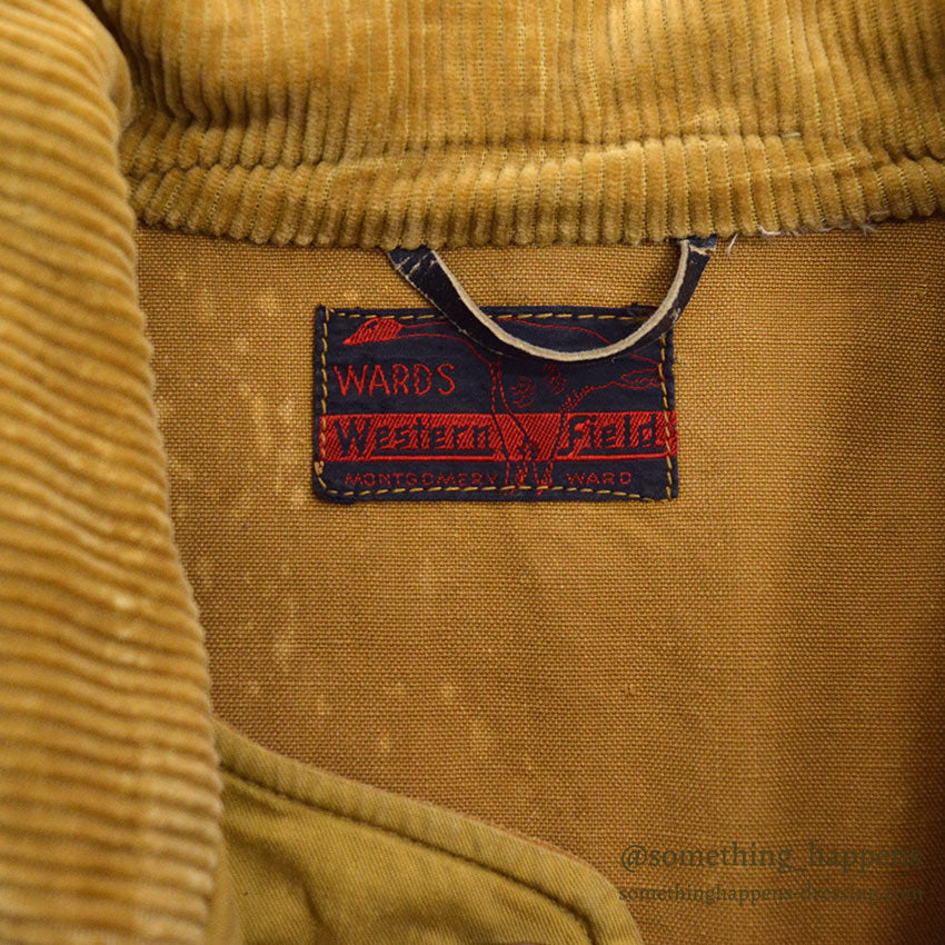 1930's~ WARDS HUNTING JACKET / UNUSUAL DEAIL & FABRIC ...