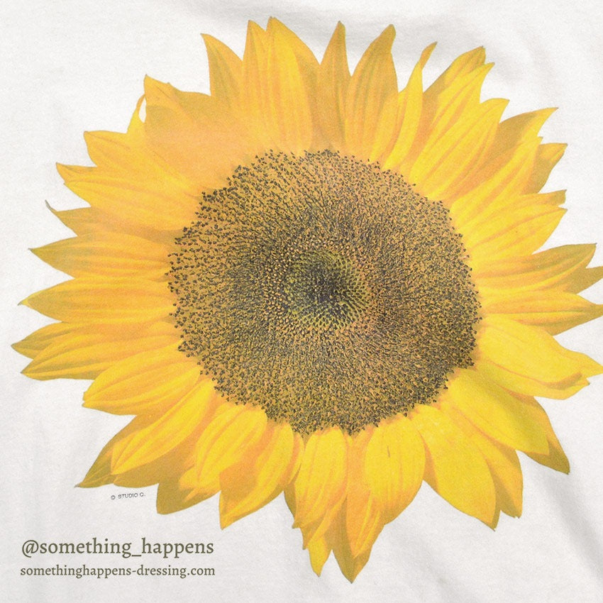 1990's ONEITA SUN FLOWER T-SHIRT ... L