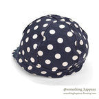 1970's~ KROMER POLKA DOTS CAP / NAVY... 71/2