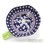 1970's DEADSTOCK MIDWAY POLKA DOTS HAT / NAVY...L