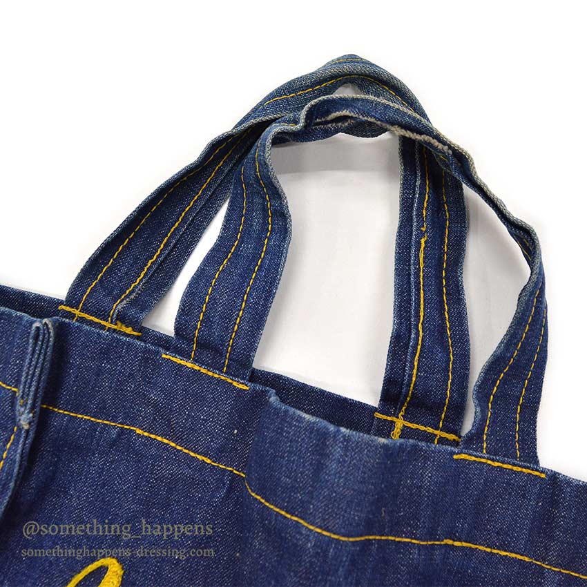 1960's~ Am. Legion Aux. Unit195 EMBROIDERY DENIM BAG ...