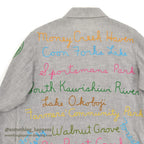 1950's~ CAMPERS TRAIL FULLY EMBROIDERED MEMORIAL JACKET / EXTREMELY RARE...