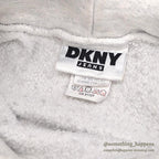 1990's DKNY JEANS TYPE REVERSE WEAVE SWEAT PARKA ...