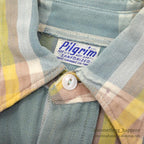 1950's PILGRIM HEAVY FLANNEL SHIRT / PERFECT COLOR COMBO ...