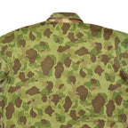 1940's U.S.M.C. WW2 P-44 DUCK HUNTER CAMO TWO-TONE HBT JACKET / MINT CONDITION ... 38