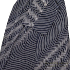 1990's ANDAZIA KILLER WAVE PATTERN ART T-SHIRT / NAVY ... L