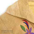 1920's~ NATIVE AMERICAN EMBROIDERY FRINGE ELK LEATHER JACKET / Extremely Rare ...