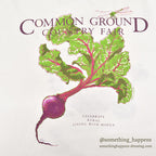 1990's HANES BEET PRINT T-SHIRT...L