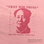 1990's ONEITA THAT MAO THING POCKET T-SHIRT / PINK ... L