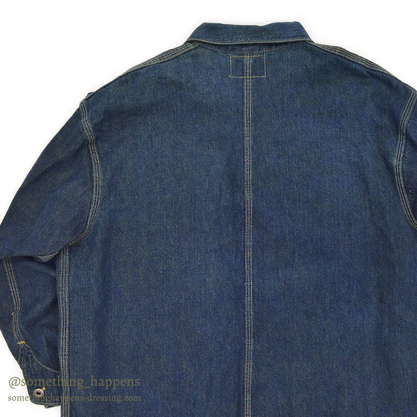 1930's UNKNOWN DENIM COVERALL / THICK DENIM ...