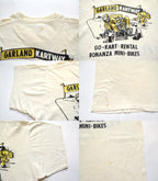 60's　CHEROKEE 'RELAX DAILY…'  GO KART 両面プリント 染み込み Tシャツ レア　SIZE M