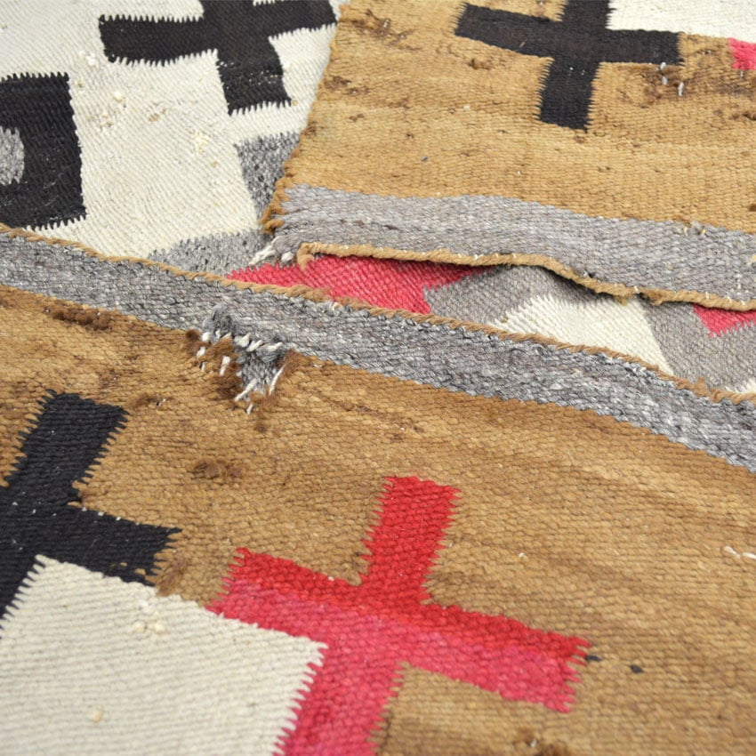 ~1930s Navajo Rug, Cross Pattern, Rare Pattern, 118cm x 159cm...