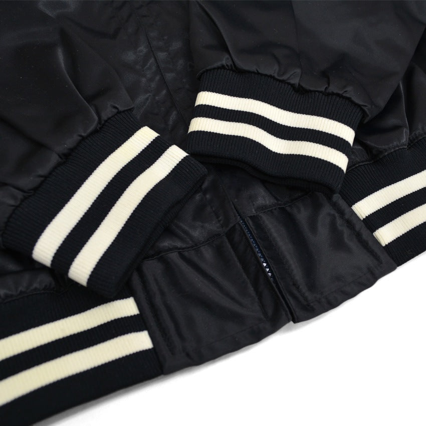 80's JAPAN Souvenir Jacket 'Shogun' Embroidery... LL