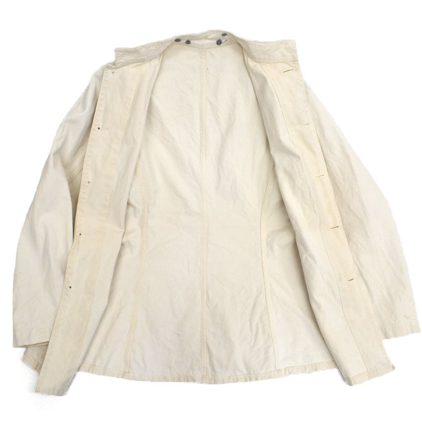 ~1920s US Navy Off-white Work Jacket - Rare...
