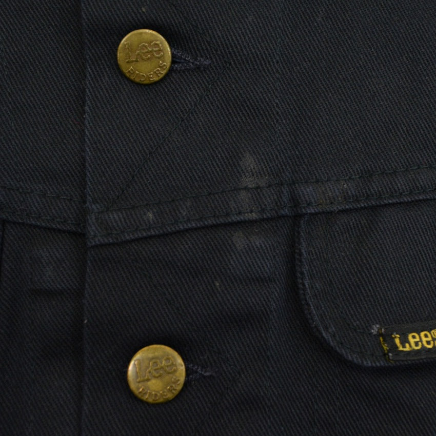 80's Lee Black Cotton Jacket - Rare...