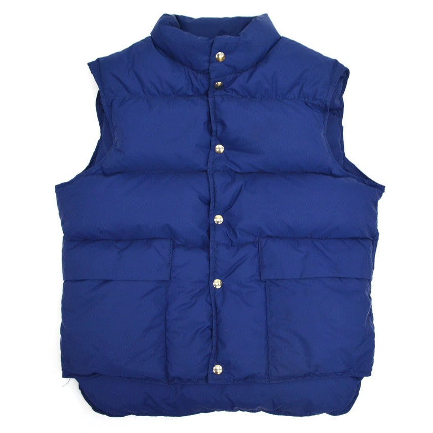 80's LL Bean unbranded snap down vest... M