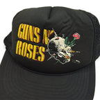 ~90's GUNS N' ROSES Skull Rose Cap...