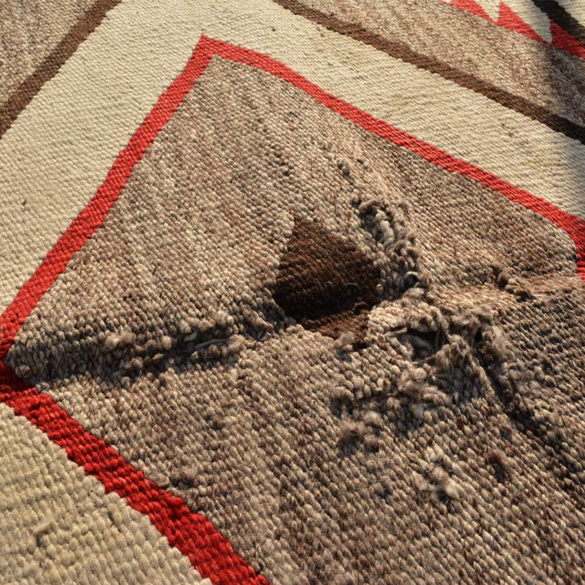 〜1930's Navajo Rug ' Eye dazzler '  1 ... 104cm×140cm