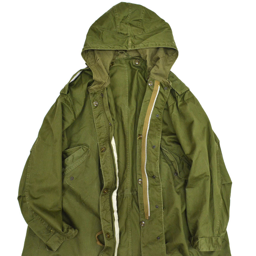 50's US ARMY M-51 Kravin Park Clothes Early Type Fishtail Parka... L