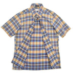60's Capper & Capper by Hathaway MADRAS Short-Sleeve Shirt ... M
