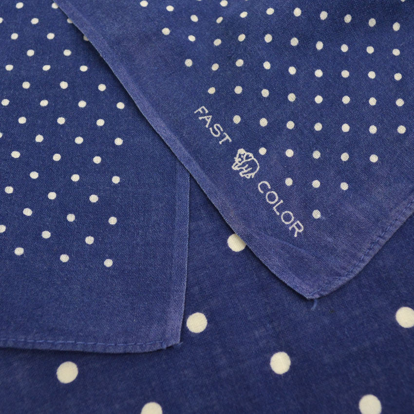 Vintage Dot'' バンダナ ネイビー ...