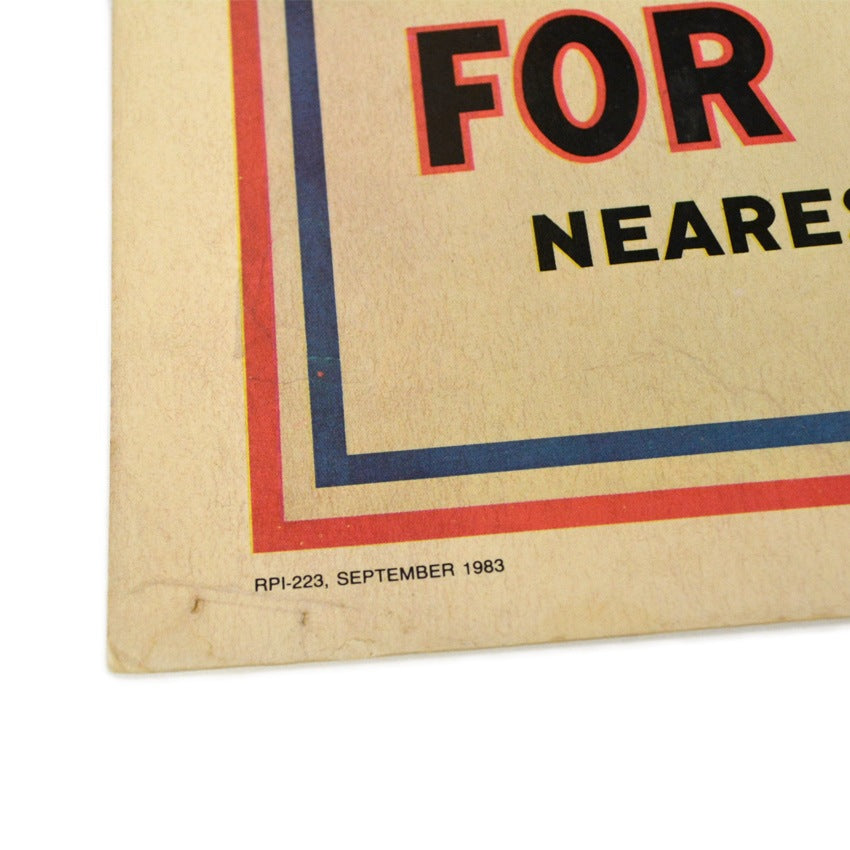 1983's Uncle Sam 'I WANT YOU FOR US ARMY' recruiting poster...