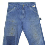 60's Sears VATDYED Denim Painter Pants... W33 x L29