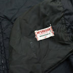60's McGREGOR Quilted Reversible Jacket, Black... Size M