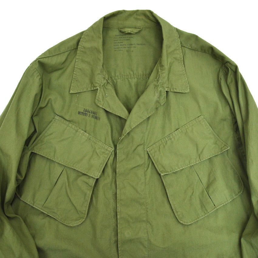 60's Stenciled US ARMY Jungle Fatigue 3RD Non-Ripstop ... SR