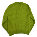 60's Sears Matcha Mohair Cardigan... M Mint