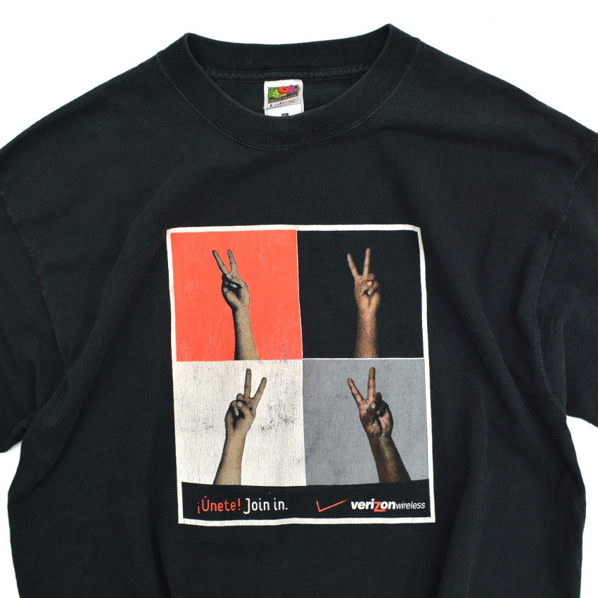 Verizon Wireless Mobile Carrier 'Peace Sign' T-Shirt... XL