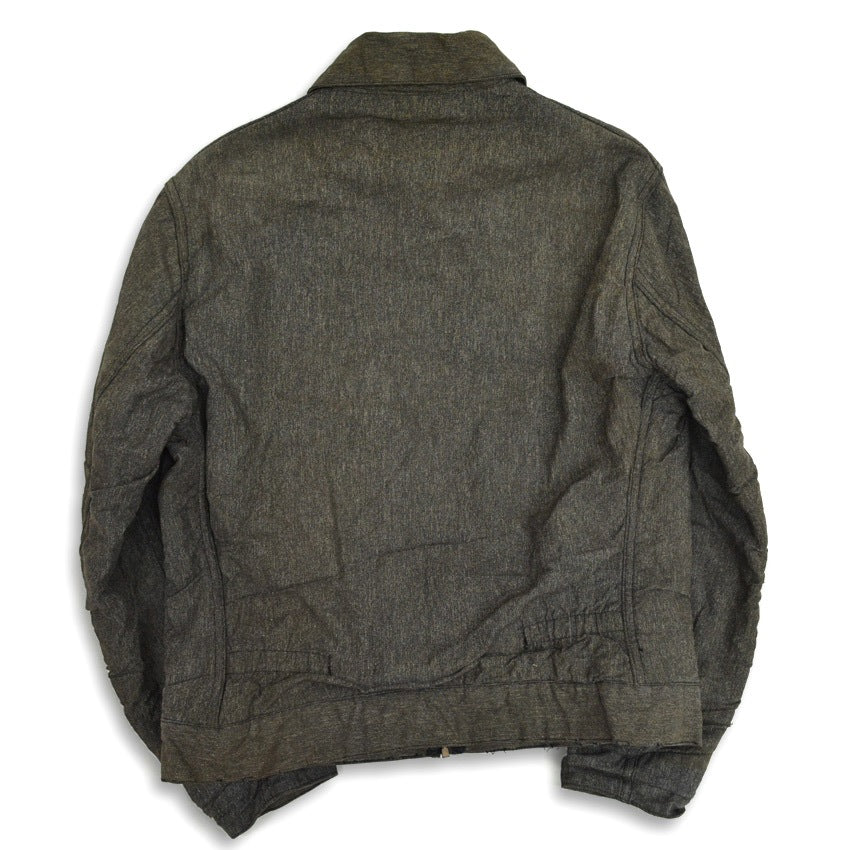 1950s- Casey Jones Black Chambray Work Jacket... 40