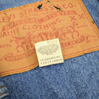 80's Levi's 'Oversized Patch' Denim Coat... S