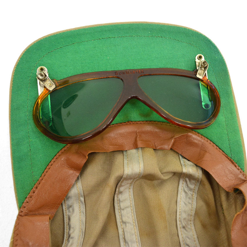 60's~ Fishing Cap with Sunglasses...