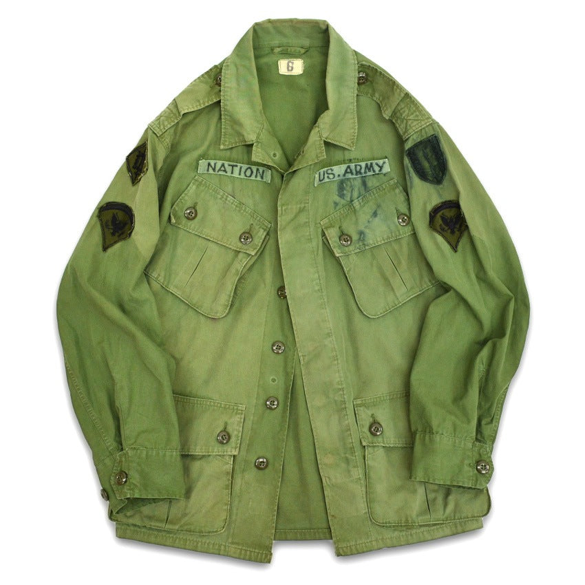 60's US ARMY Jungle Fatigue First Modified... S