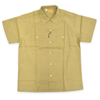 50's~ Deadstock GOLD STAR POPLIN S/S SHIRT...M
